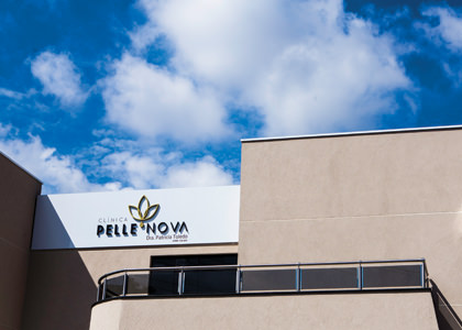 Fachada da Clínica Pelle Nova