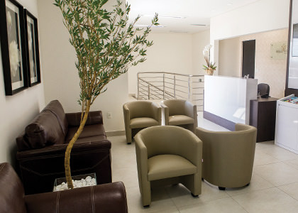 Sala de Espera da Clínica Pelle Nova